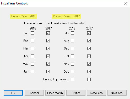 check current year