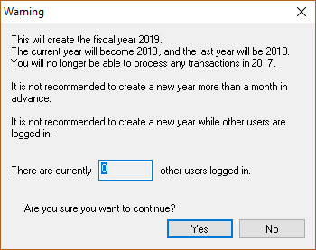 users logged in message