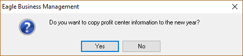 copy profit center info to new year