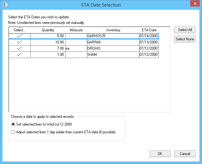 Estimated Time Of Arrival ETA Date 